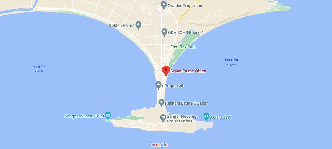 Green Palms Gwadar Payment Plan Location Map