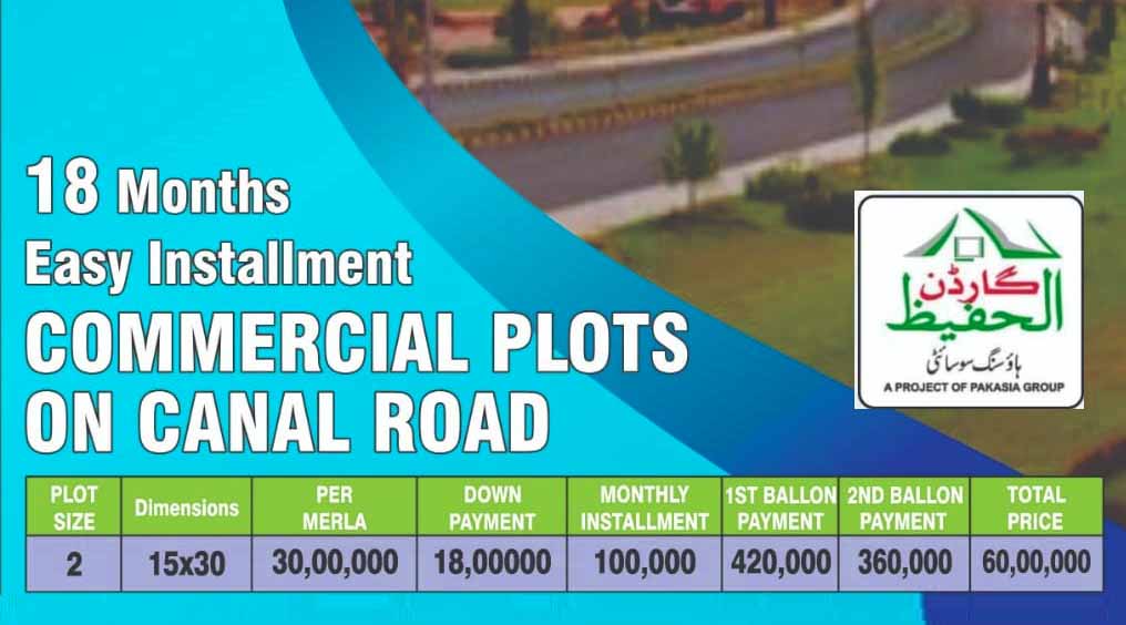 AlHafeez Garden Phase 2 Lahore Payment Plan 2022 Location Master Plan