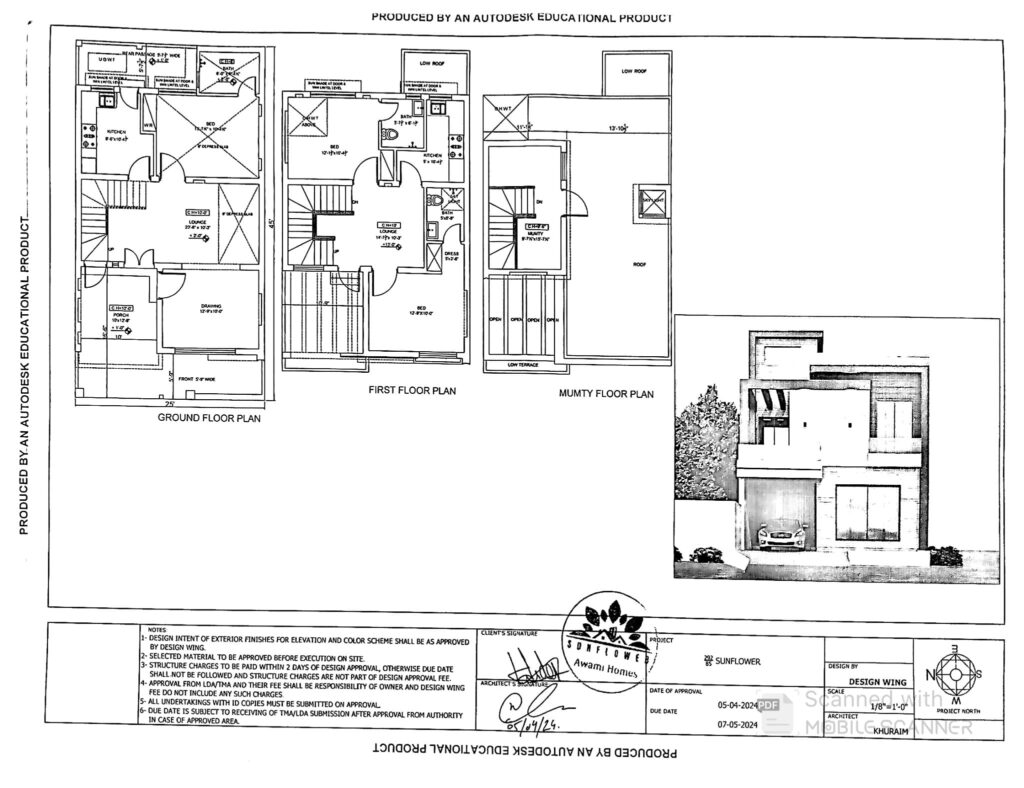 Sunflower Awami Homes approved by bahria town lahore